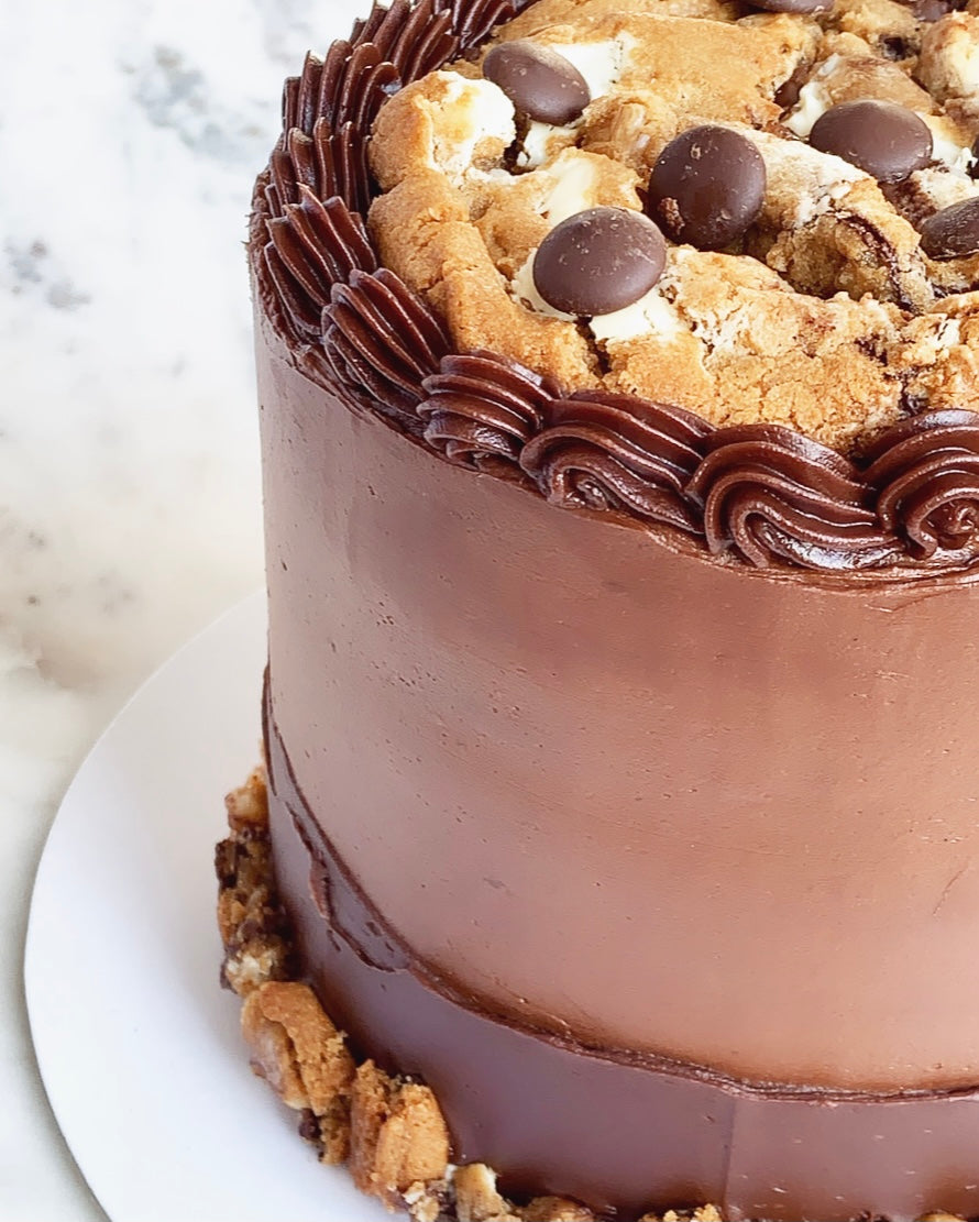 Chocolate Chip Cookie Cake