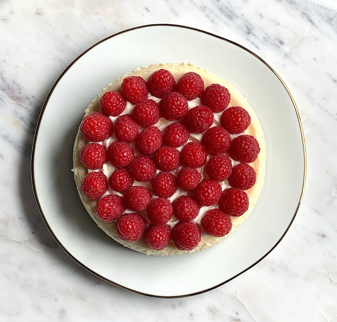 Cheesecake With Raspberries