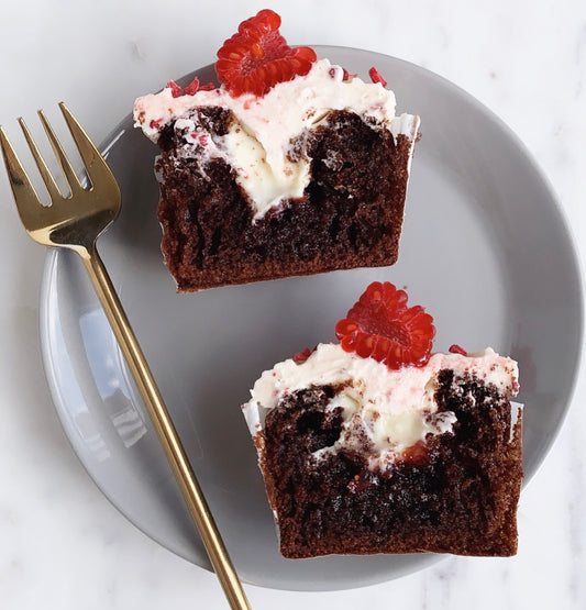 Berry Chocolate Cupcakes