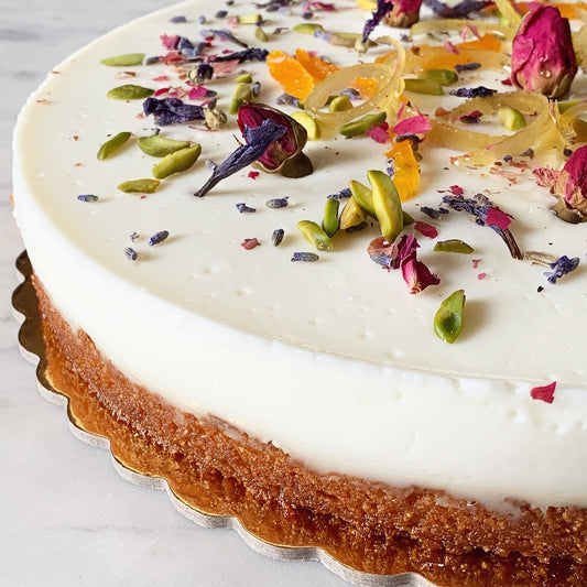 Middle Eastern Semolina & Cream Cake